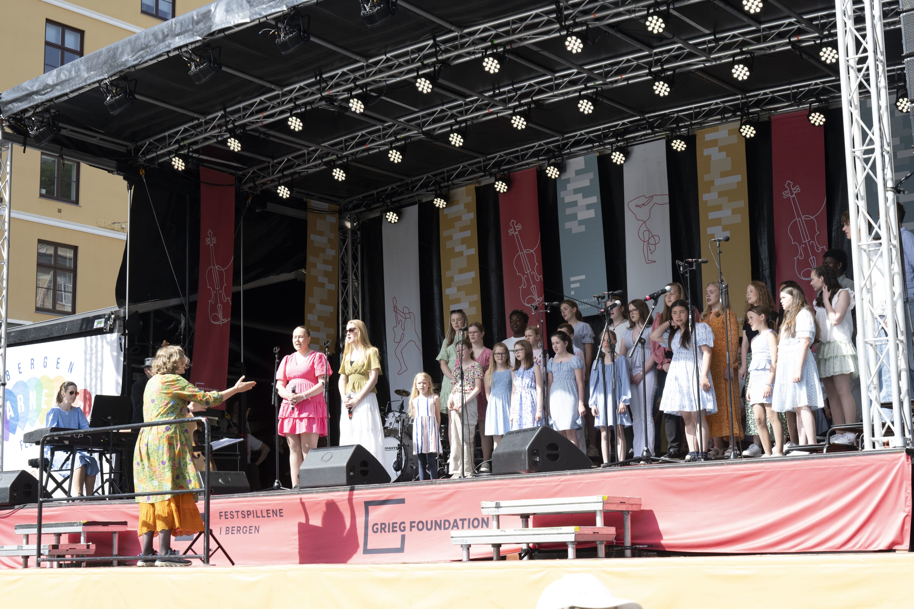 Bergen Barnekorfestivals avslutningskonsert. Foto: Thor Brødreskift